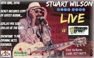 Stuart Wilson with Band in Cayman Islands