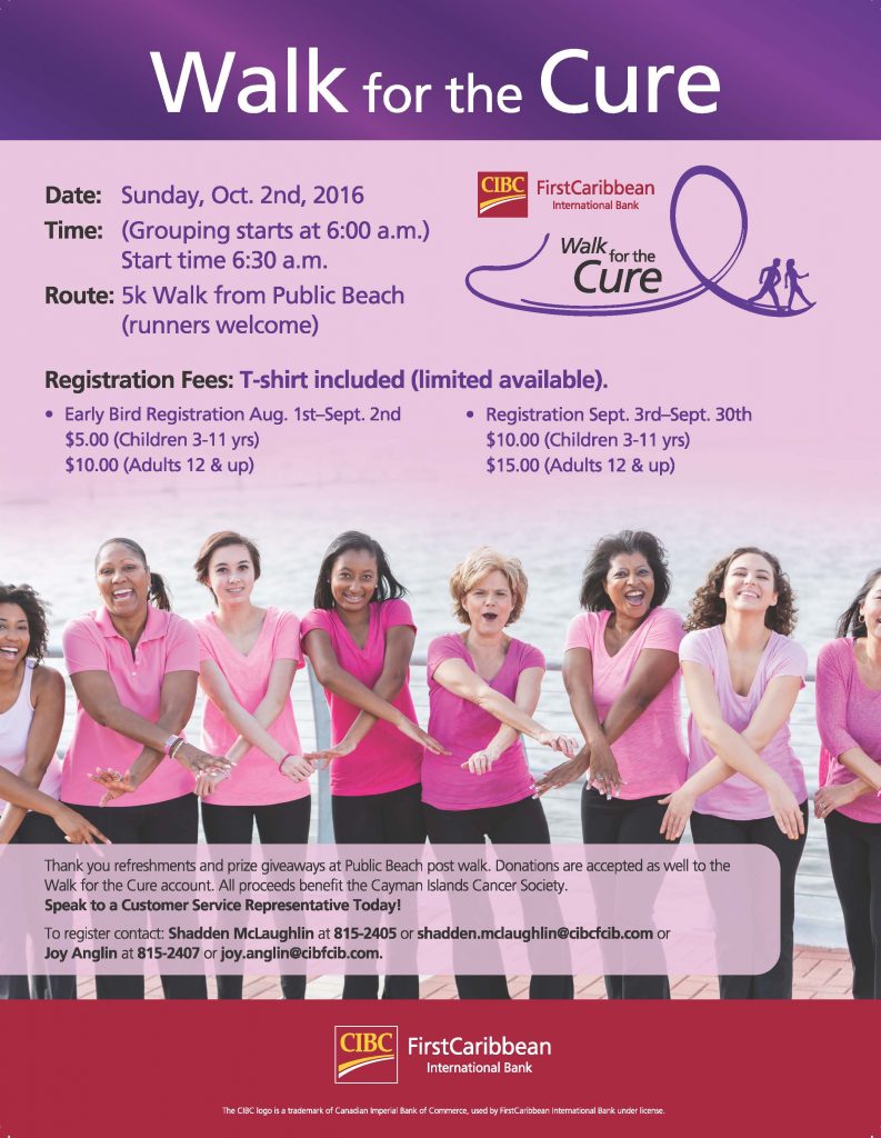 CIBC 2016 Walk for the Cure Cayman
